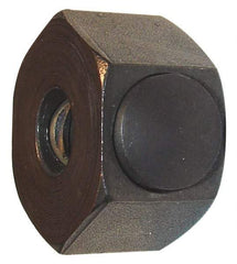 Morton Machine Works - M12x1.75 Metric Coarse Steel Right Hand Push Button Hex Nut - 35mm Across Flats, 28.5mm High, Black Oxide Finish - Benchmark Tooling