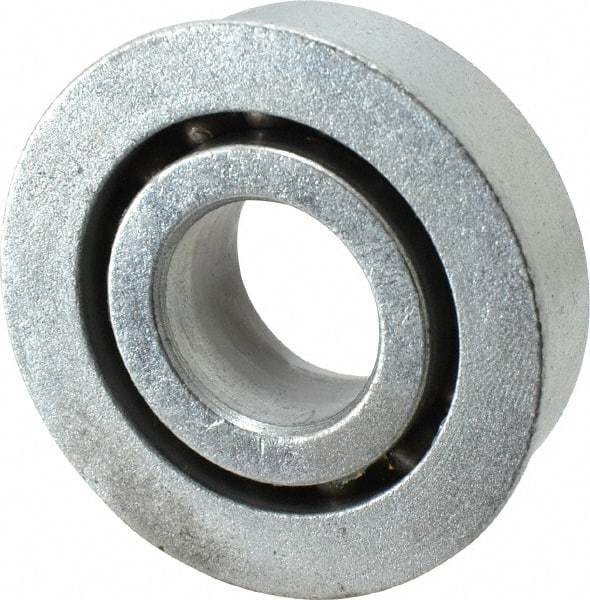 Value Collection - 3/4" Bore Diam, 1-3/4" OD, Open Unground Full Complement Radial Ball Bearing - With Flange, 1 Row, Round Bore, 1,187 Lb Dynamic Capacity - Benchmark Tooling