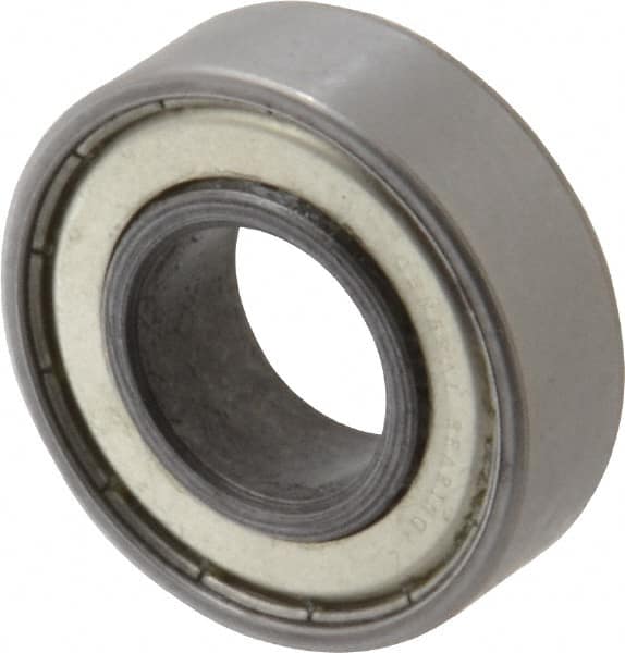 Value Collection - 3/4" Bore Diam, 1-5/8" OD, Double Shield Unground Retainer Type Radial Ball Bearing - 1/2" Wide, 1 Row, Round Bore, 1,171 Lb Dynamic Capacity - Benchmark Tooling