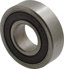 Value Collection - 3/4" Bore Diam, 1-3/4" OD, Double Seal Unground Retainer Type Radial Ball Bearing - 1/2" Wide, 1 Row, Round Bore, 1,171 Lb Dynamic Capacity - Benchmark Tooling