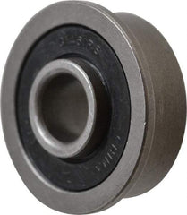 Value Collection - 5/16" Bore Diam, 7/8" OD, Double Seal Unground Retainer Type Radial Ball Bearing - With Flange, 1 Row, Round Bore, 450 Lb Dynamic Capacity - Benchmark Tooling
