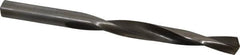 Interstate - 3/8" 130° High Speed Steel Jobber Drill - Bright Finish, Right Hand Cut, Spiral Flute, Straight Shank, 5" OAL, Standard Point - Benchmark Tooling
