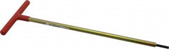 Made in USA - 3/16" Hex, T-Handle, Hex Key - 12" OAL, Chromalloy Steel, Inch System of Measurement - Benchmark Tooling