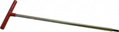 Made in USA - 5/16" Hex, T-Handle, Hex Key - 18" OAL, Chromalloy Steel, Inch System of Measurement - Benchmark Tooling