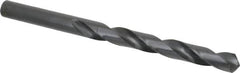 Interstate - 16mm, 118° Point, Spiral Flute, High Speed Steel Taper Length Drill Bit - Oxide Finish, 149mm Flute Length, 227mm OAL - Benchmark Tooling