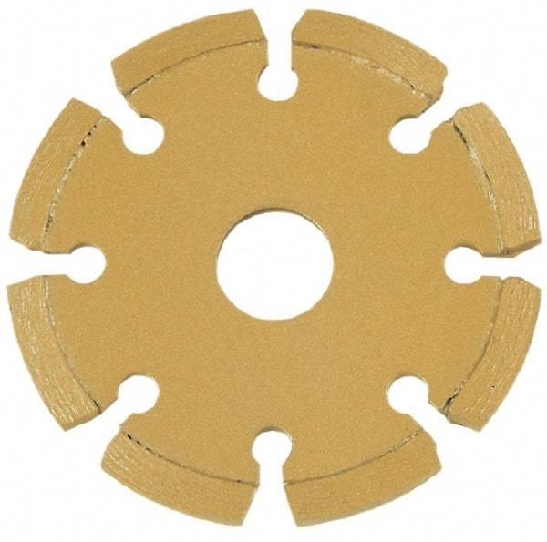 Core Cut - 7" Diam, 20mm Arbor Hole Diam, Wet & Dry Cut Saw Blade - Diamond-Tipped, Standard Round Arbor - Benchmark Tooling