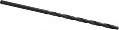 Interstate - 13/64", 118° Point, Spiral Flute, High Speed Steel Taper Length Drill Bit - Oxide Finish, 3-5/8" Flute Length, 6" OAL - Benchmark Tooling