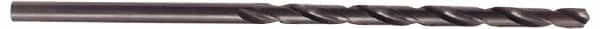 Cleveland - 0.6299", 118° Point, Spiral Flute, High Speed Steel Taper Length Drill Bit - Oxide Finish, 5-55/64" Flute Length, 8-15/16" OAL, Series 2510 - Benchmark Tooling