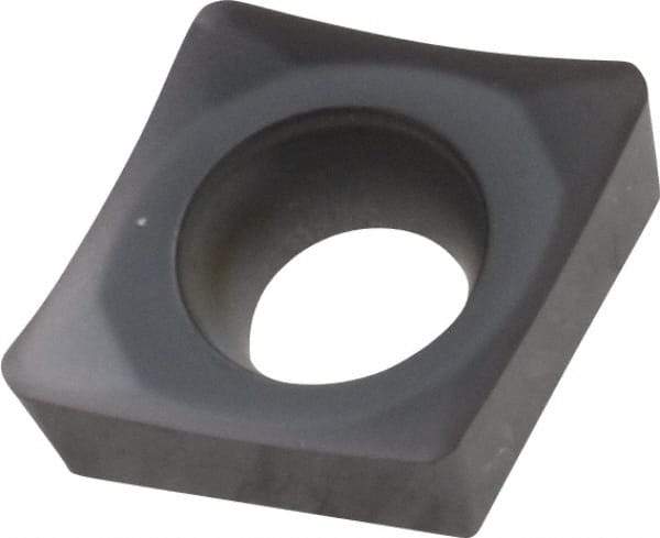 Kennametal - CCGT32.52 HP Grade KC5010 Carbide Turning Insert - TiAlN Finish, 80° Diamond, 3/8" Inscr Circle, 5/32" Thick, 1/32" Corner Radius - Benchmark Tooling