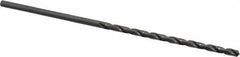 Interstate - #27, 118° Point, Spiral Flute, High Speed Steel Taper Length Drill Bit - Oxide Finish, 3" Flute Length, 5-3/8" OAL - Benchmark Tooling