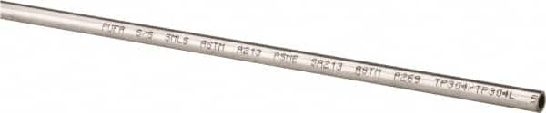 Value Collection - 6' Long, 5/16" OD, 304 Stainless Steel Tube - 0.035" Wall Thickness - Benchmark Tooling