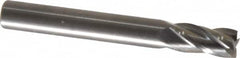 OSG - 1/4", 1/2" LOC, 1/4" Shank Diam, 2" OAL, 4 Flute, Solid Carbide Square End Mill - Single End, Uncoated, Spiral Flute, 30° Helix, Centercutting, Right Hand Cut, Right Hand Flute, Series 414 - Benchmark Tooling