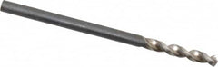 Walter-Titex - 0.0866" 130° Parabolic Flute Vanadium High Speed Steel Screw Machine Drill Bit - Benchmark Tooling