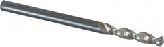 Walter-Titex - 0.1378" 130° Parabolic Flute Vanadium High Speed Steel Screw Machine Drill Bit - Bright Finish, Right Hand Cut, 25/32" Flute Length, 2-1/16" OAL, Split Point, Straight Shank - Benchmark Tooling