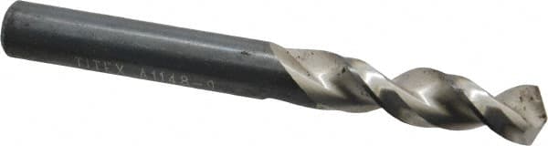 Walter-Titex - 0.3543" 130° Parabolic Flute Vanadium High Speed Steel Screw Machine Drill Bit - Benchmark Tooling