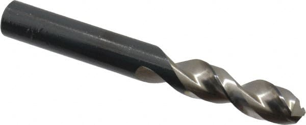 Walter-Titex - 0.4409" 130° Parabolic Flute Vanadium High Speed Steel Screw Machine Drill Bit - Benchmark Tooling