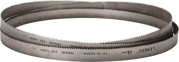 Lenox - 4 to 6 TPI, 15' 4" Long x 1-1/4" Wide x 0.042" Thick, Welded Band Saw Blade - Bi-Metal, Toothed Edge, Raker Tooth Set, Flexible Back, Contour Cutting - Benchmark Tooling