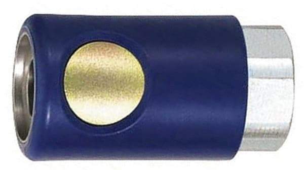 Prevost - 3/8 Female NPT ARO Pneumatic Hose Coupler - Composite, 1/4" Body Diam - Benchmark Tooling