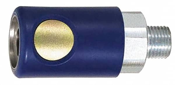 Prevost - 3/8 Male NPT ARO Pneumatic Hose Coupler - Composite, 1/4" Body Diam - Benchmark Tooling