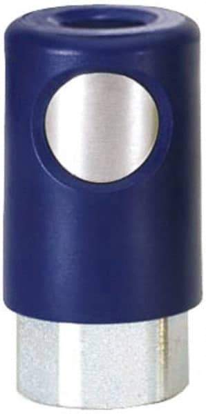 Prevost - 1/2 Female NPT Industrial Pneumatic Hose Coupler - Composite, 1/4" Body Diam - Benchmark Tooling