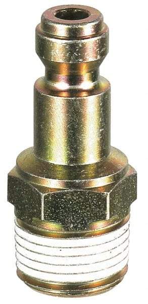 Prevost - 3/8 Male NPT Tru-Flate Automotive Pneumatic Hose Connector - Composite, 1/4" Body Diam - Benchmark Tooling