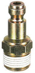 Prevost - 3/8 Male NPT Tru-Flate Automotive Pneumatic Hose Connector - Composite, 1/4" Body Diam - Benchmark Tooling