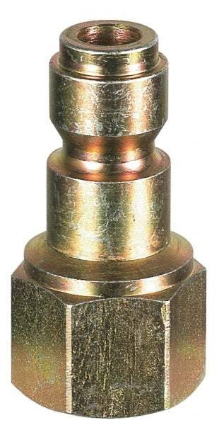 Prevost - 3/8 Female NPT Tru-Flate Automotive Pneumatic Hose Connector - Zinc-Plated Nitrited Steel, 3/8" Body Diam - Benchmark Tooling