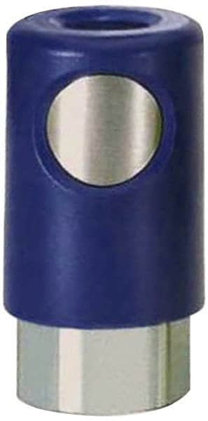 Prevost - 1/2 Female NPT Industrial Pneumatic Hose Coupler - Composite, 3/8" Body Diam - Benchmark Tooling