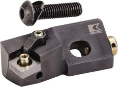 Kennametal - Series Kenloc, Right Hand, MSKN Toolholder Compatibility, SN.., TP.. Insert Compatibility, Indexable Turning Cartridge - Pin & Clamp Holding Method, 3.04mm Max Depth of Cut, 63mm OAL x 18mm OAW x 22.25mm OAH - Benchmark Tooling