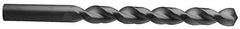 Hertel - 9/64" 135° Solid Carbide Jobber Drill - Right Hand Cut, Parabolic Flute, 2-1/2" OAL, Split Point - Benchmark Tooling