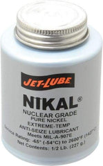 Jet-Lube - 0.5 Lb Can Extreme Temperature Anti-Seize Lubricant - Nickel, -65 to 2,600°F, Gray, Nuclear Grade - Benchmark Tooling