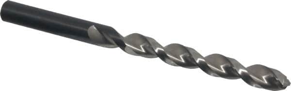 Walter-Titex - 27/64" 130° High Speed Steel Jobber Drill - Oxide Finish, Right Hand Cut, Parabolic Flute, Straight Shank, 5-19/32" OAL, Standard Point - Benchmark Tooling