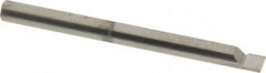 Scientific Cutting Tools - 0.12" Min Bore Diam, 1/4" Max Bore Depth, 1/8 Shank Diam, Radial Relief Boring Bar - Right Hand Cut, Solid Carbide, Uncoated - Exact Industrial Supply