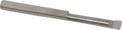 Scientific Cutting Tools - 0.12" Min Bore Diam, 5/8" Max Bore Depth, 1/8 Shank Diam, Radial Relief Boring Bar - Right Hand Cut, Solid Carbide, Uncoated - Exact Industrial Supply