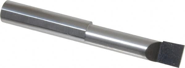 Scientific Cutting Tools - 0.373" Min Bore Diam, 1-1/2" Max Bore Depth, 3/8 Shank Diam, Radial Relief Boring Bar - Right Hand Cut, Solid Carbide, Uncoated - Exact Industrial Supply