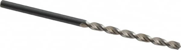 Walter-Titex - #39 130° High Speed Steel Jobber Drill - Oxide Finish, Right Hand Cut, Parabolic Flute, Straight Shank, 2-1/4" OAL, Standard Point - Benchmark Tooling