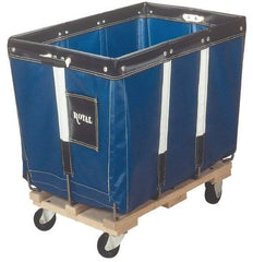 Royal Basket Trucks - 36" Long x 26" Wide x 33-1/2" High, Blue Vinyl Replacement Liner - Use with Royal - 12 Bushel Capacity Basket Trucks - Benchmark Tooling