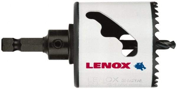 Lenox - 2-7/8" Diam, 1-1/2" Cutting Depth, Hole Saw - Bi-Metal Saw, Toothed Edge - Benchmark Tooling