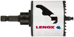 Lenox - 3" Diam, 1-9/16" Cutting Depth, Hole Saw - Bi-Metal Saw, Toothed Edge - Benchmark Tooling