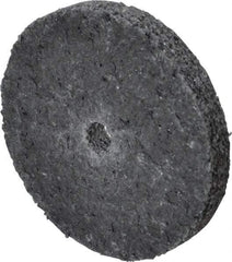 3M - 2" Diam, 1/4" Face Width, 1/4" Center Hole, Very Coarse Grade, Silicon Carbide Deburring Wheel - Unitized, Hard Density 7 Grade, 20,100 RPM - Benchmark Tooling
