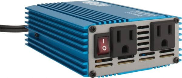 Tripp-Lite - 2 Connection, 12 VDC Input, 120 VAC Output, 40 Amp Input Rating, 600 Peak Wattage, Power Inverter - 4-1/4" Wide x 7" Deep x 2" High, 375 Watt Continuous Output Power, Fan Cooled - Benchmark Tooling