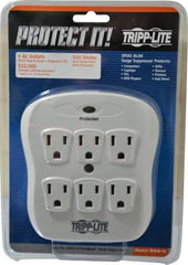 Tripp-Lite - 6 Outlets, 120 Volts, 15 Amps, Power Outlet Strip - Direct Plug-in Mount, 5-15P NEMA Configuration, 4.8" Strip, UL1449 3rd Edition - Benchmark Tooling