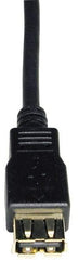 Tripp-Lite - 6' Long, USB A/A Computer Cable - Black, Male x Female - Benchmark Tooling