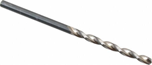 Walter-Titex - #38 130° Cobalt Jobber Drill - Oxide Finish, Right Hand Cut, Parabolic Flute, Straight Shank, 2-1/4" OAL, Split Point - Benchmark Tooling