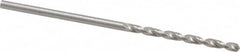 Walter-Titex - 1.6mm 130° Cobalt Jobber Drill - Bright Finish, Right Hand Cut, Parabolic Flute, Straight Shank, 1-11/16" OAL, Split Point - Benchmark Tooling