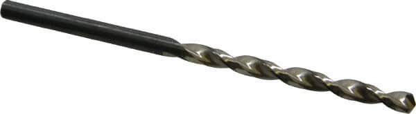Walter-Titex - 3.4mm 130° Cobalt Jobber Drill - Oxide Finish, Right Hand Cut, Parabolic Flute, Straight Shank, 2-3/4" OAL, Split Point - Benchmark Tooling