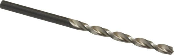 Walter-Titex - 3.8mm 130° Cobalt Jobber Drill - Oxide Finish, Right Hand Cut, Parabolic Flute, Straight Shank, 2-61/64" OAL, Split Point - Benchmark Tooling