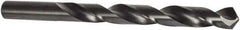 Precision Twist Drill - 15/64" 135° High Speed Steel Jobber Drill - Oxide Finish, Right Hand Cut, Spiral Flute, Straight Shank, 3-7/8" OAL, Split Point - Benchmark Tooling
