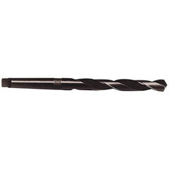 Interstate - 3-1/4", 5MT 118° Point High Speed Steel Taper Shank Drill Bit - Benchmark Tooling