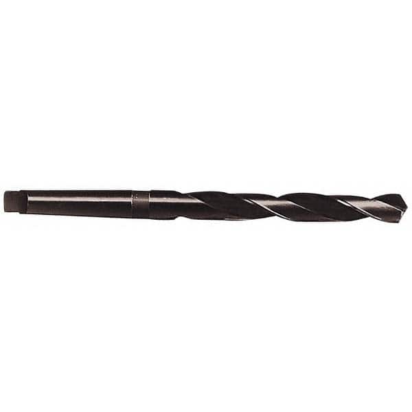 Interstate - 2-19/32", 5MT 118° Point High Speed Steel Taper Shank Drill Bit - Benchmark Tooling